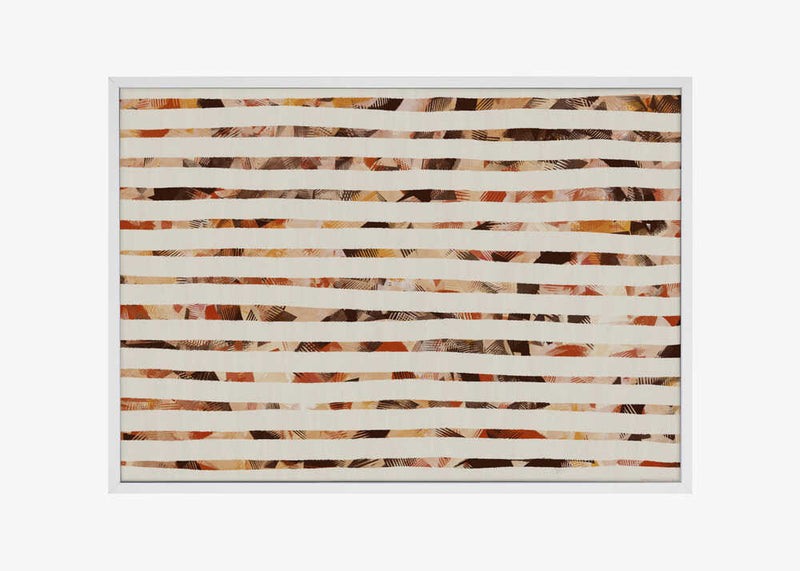 Stripes of Earthy Warmth