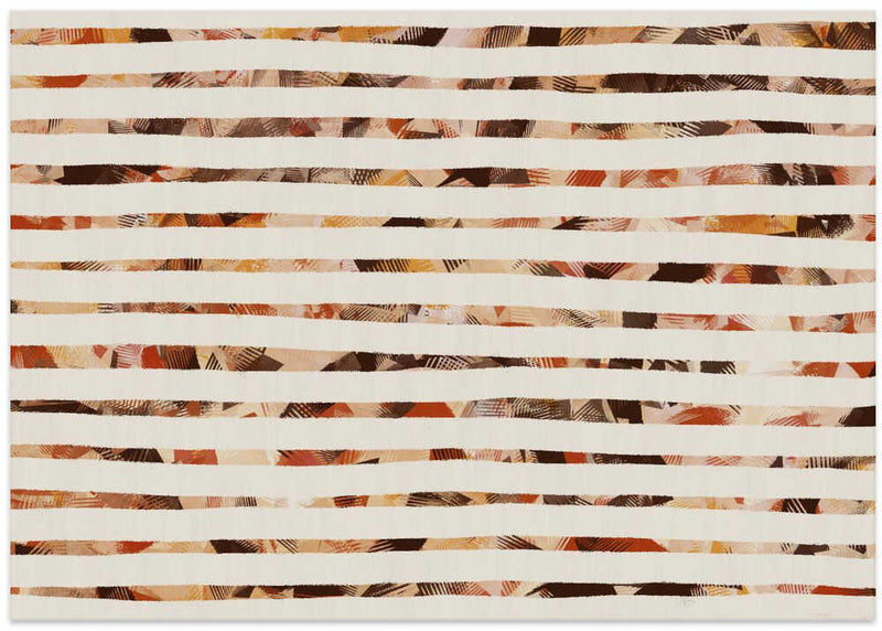 Stripes of Earthy Warmth