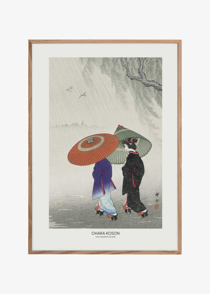 Two Women In The Rain