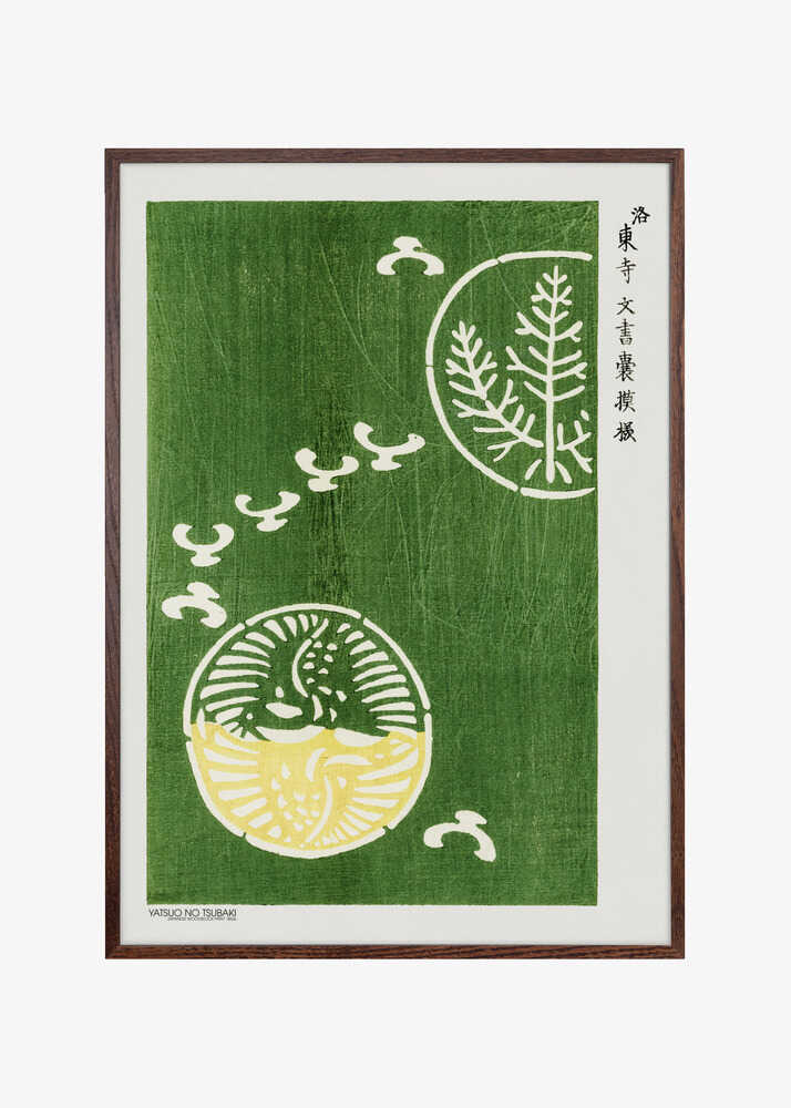 Woodblock Print Green