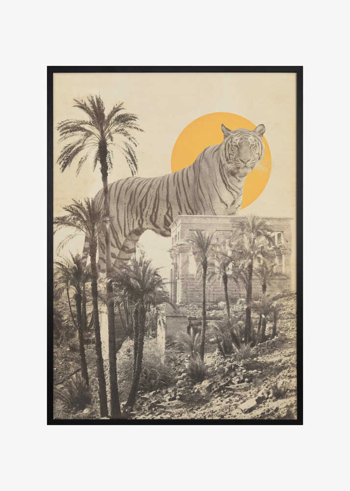 Giant Tiger In Ruins