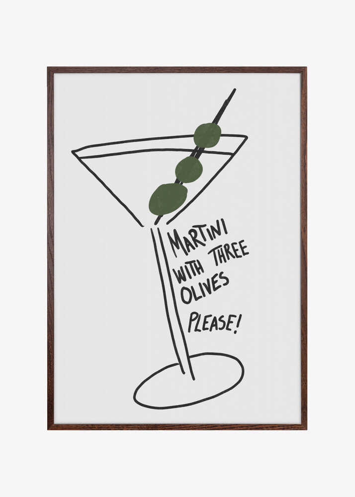 Olive Trio Martini