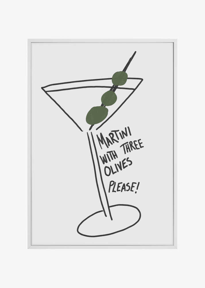 Olive Trio Martini