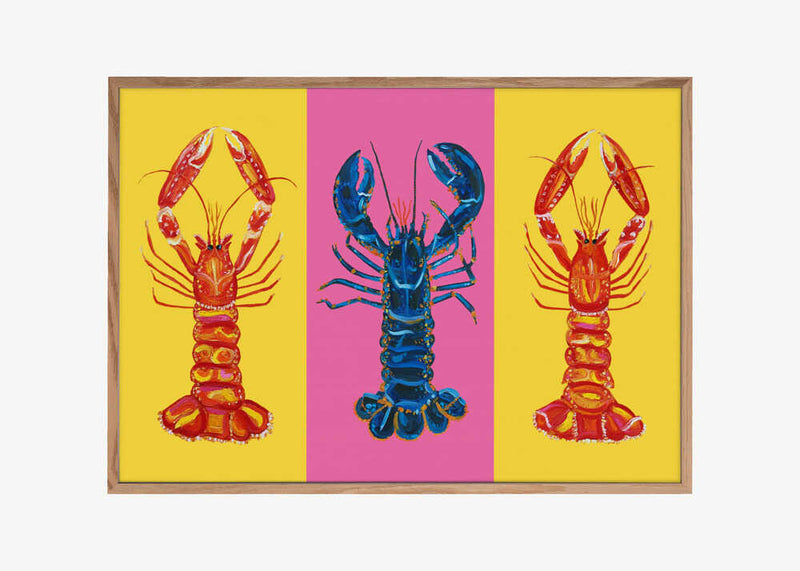 Lobster Langoustines Pop Art 2