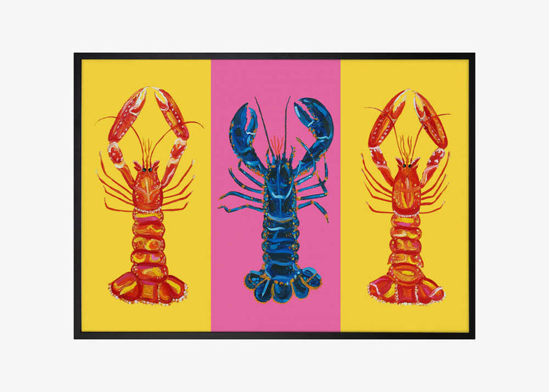 Lobster Langoustines Pop Art 2