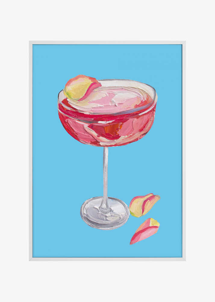 Sparkling Rose Gin Cocktail