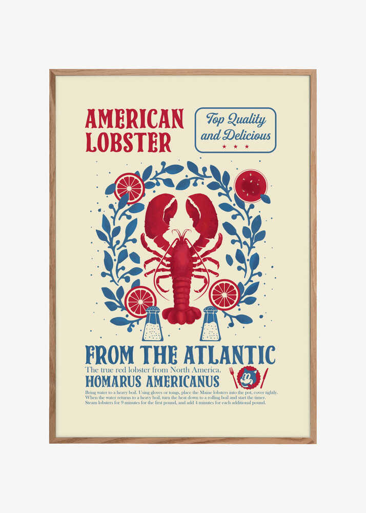Lobster kitchen print