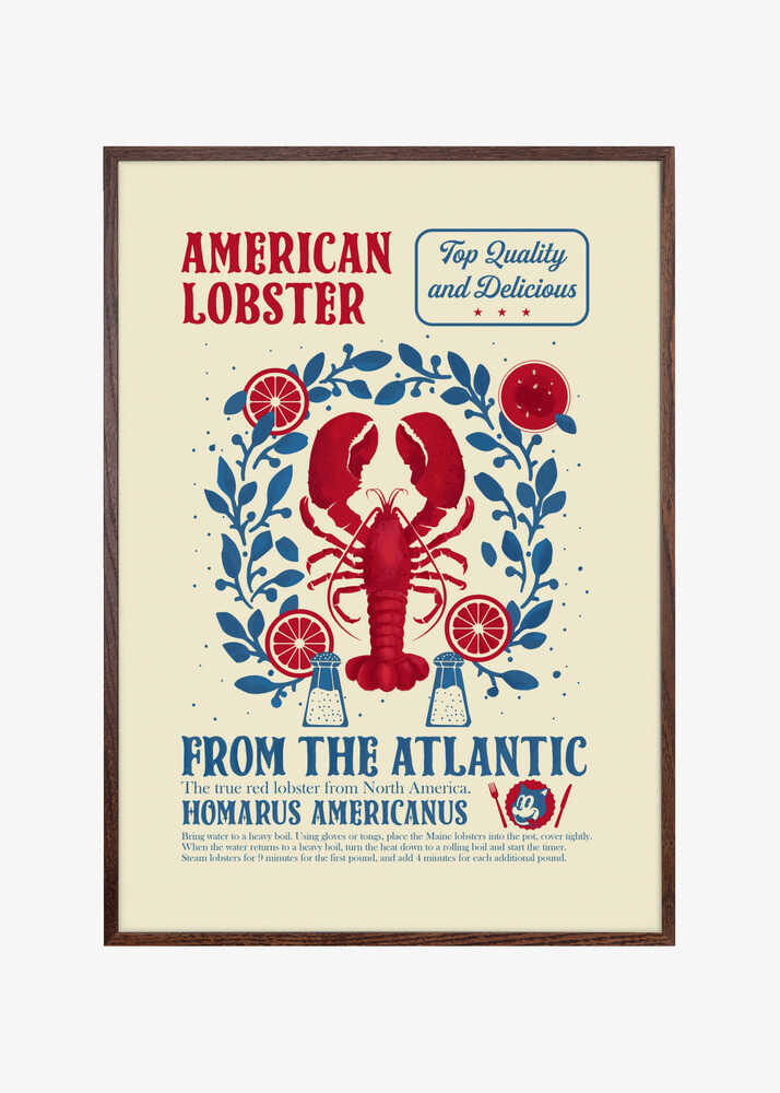 Lobster kitchen print