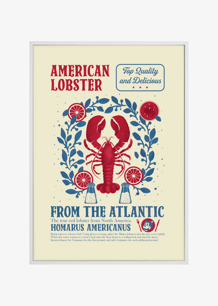 Lobster kitchen print