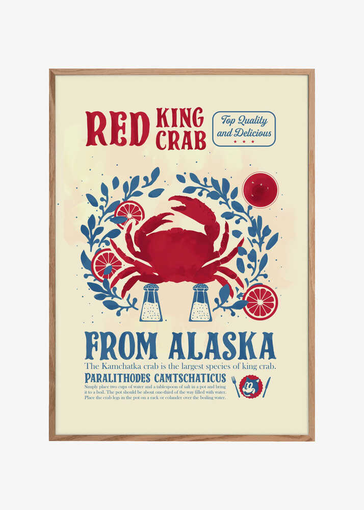 Crab kitchen print