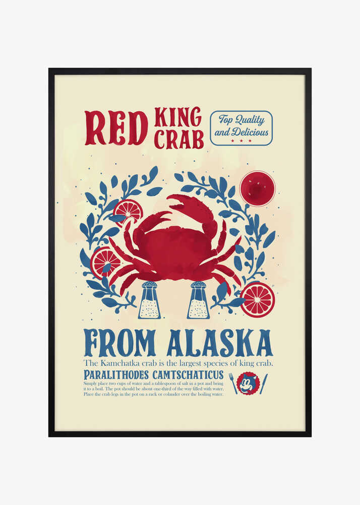 Crab kitchen print