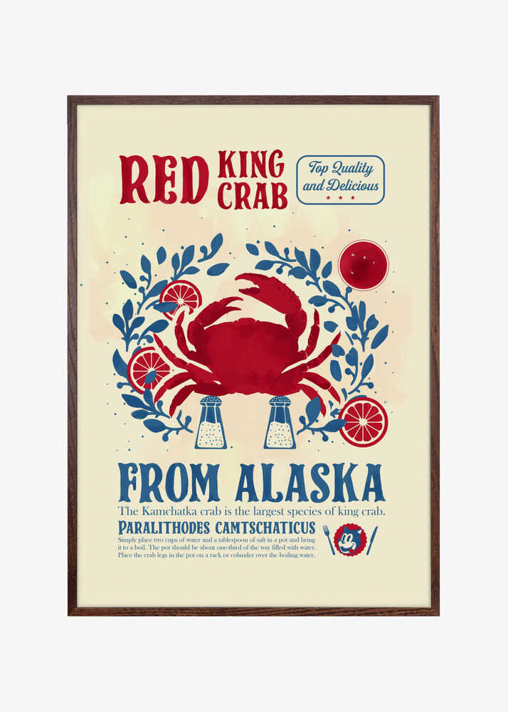 Crab kitchen print