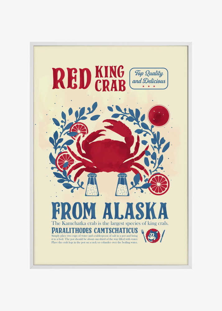 Crab kitchen print