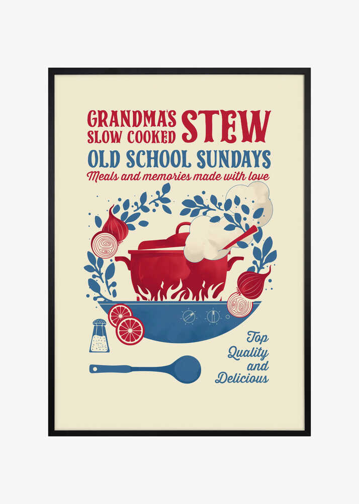 Grandmas Stew kitchen print