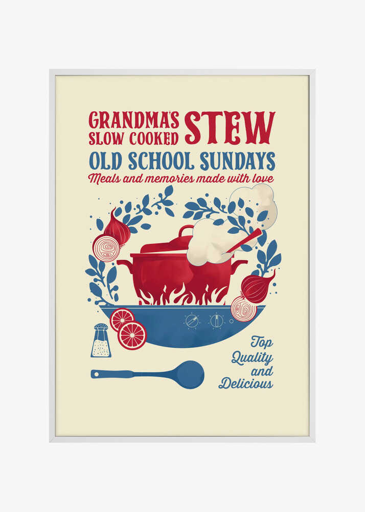 Grandmas Stew kitchen print