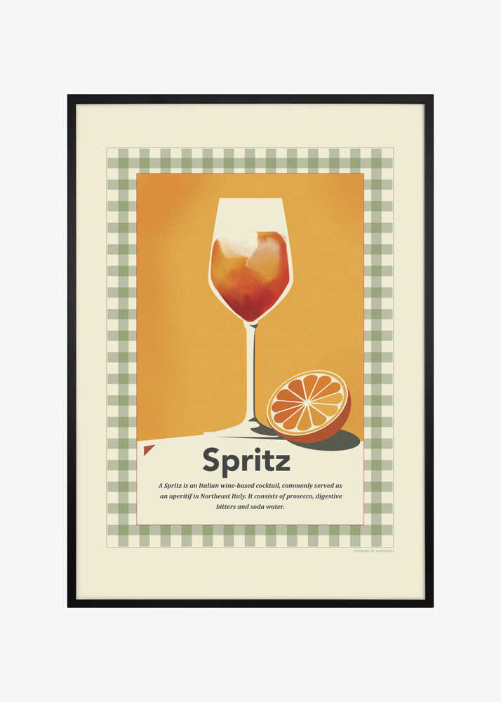 Spritz retro print