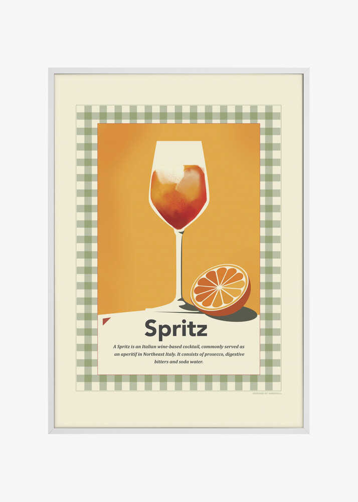 Spritz retro print