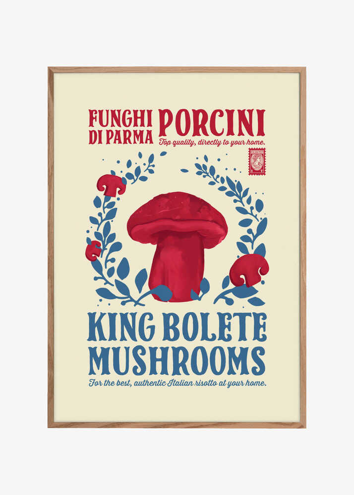Porcini kitchen print