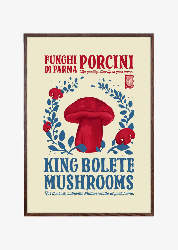 Porcini kitchen print