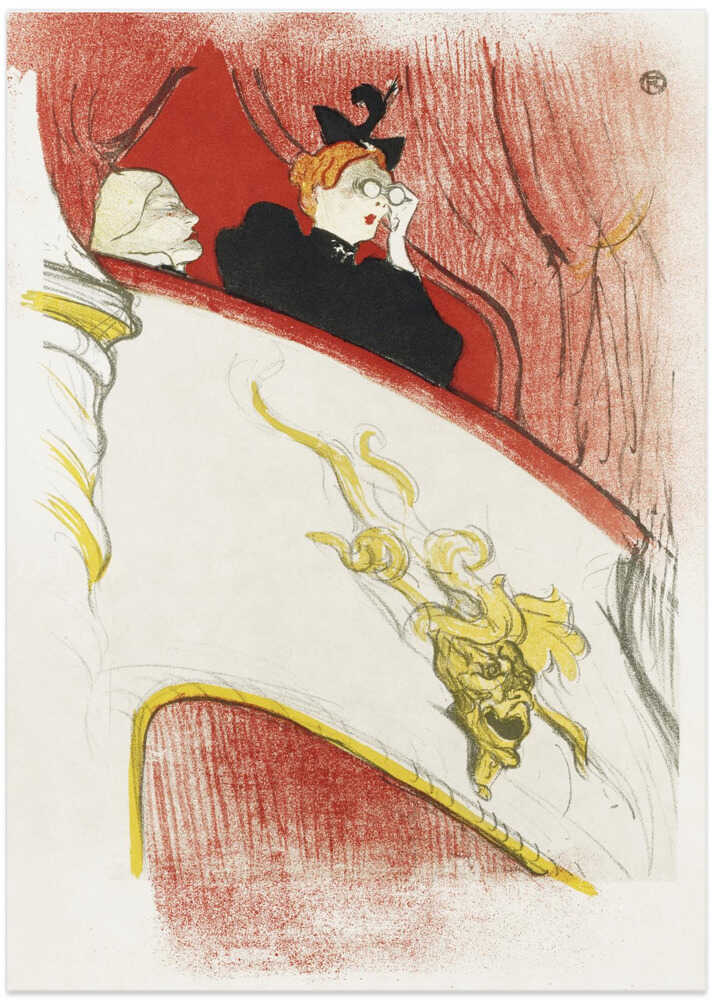 Balcony With a Gilded Grotesque Mask (1894)