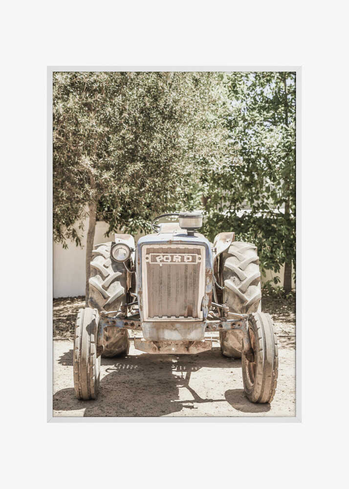 Rugged Tractor Scene