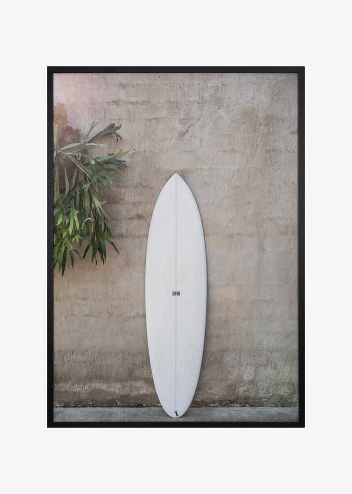 White Surfboard