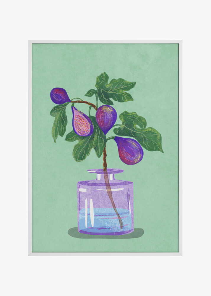 Figs Branch In Vase