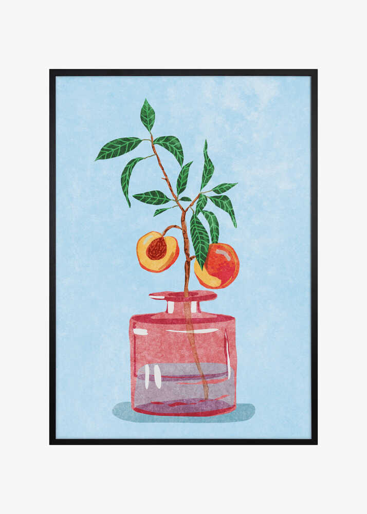 Peach Tree in Vase