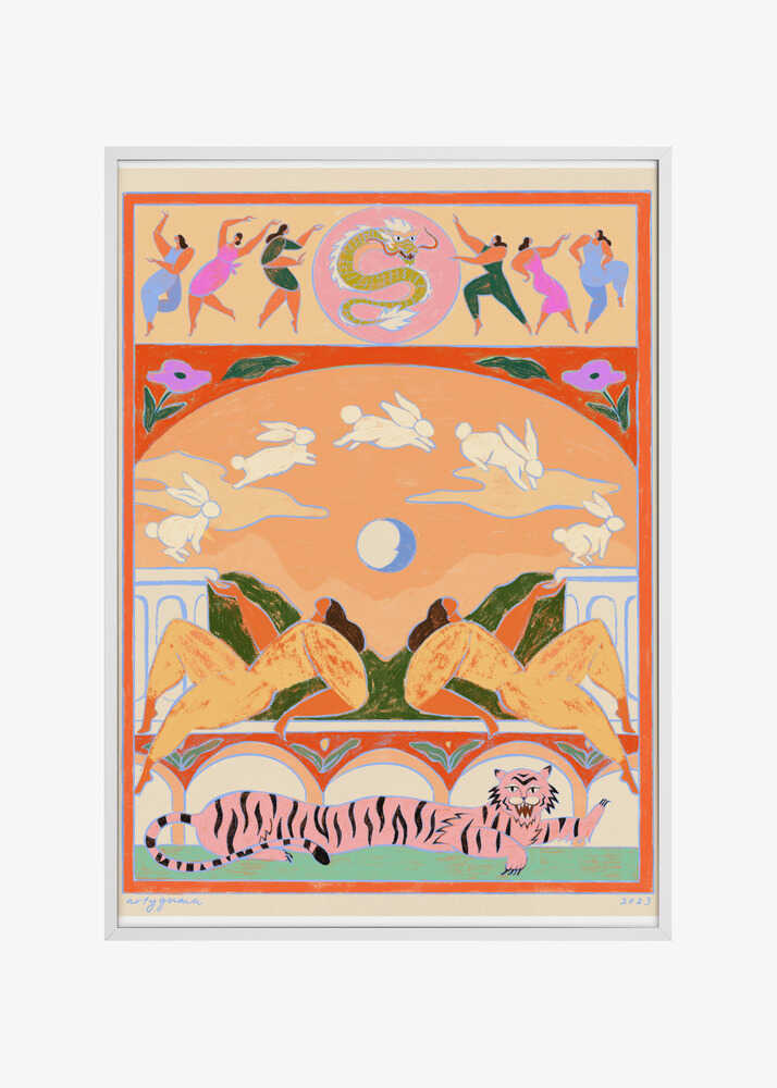 Rabbit Jumps Over the Moon