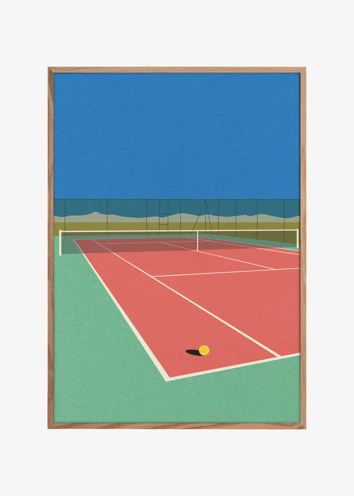 Tennis Court In the Desert