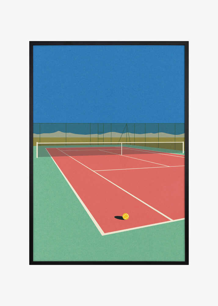 Tennis Court In the Desert