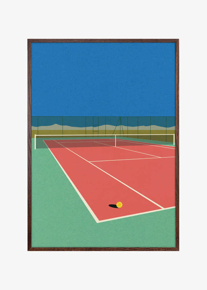 Tennis Court In the Desert