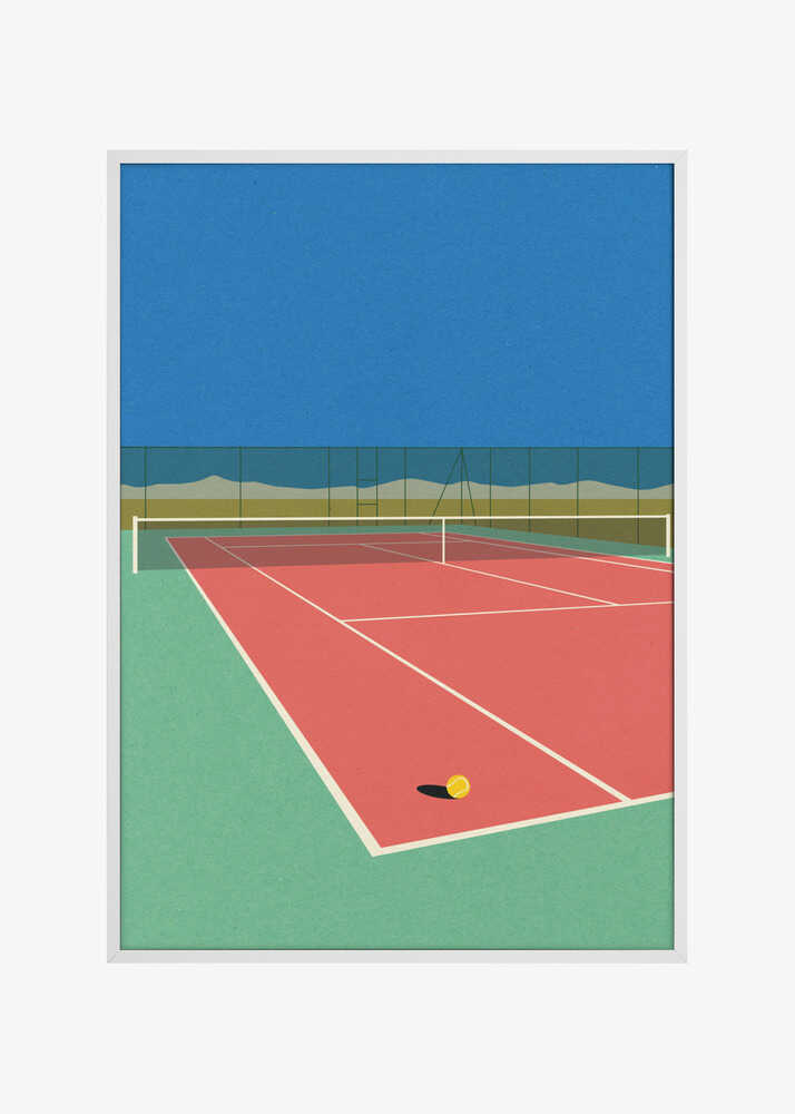 Tennis Court In the Desert