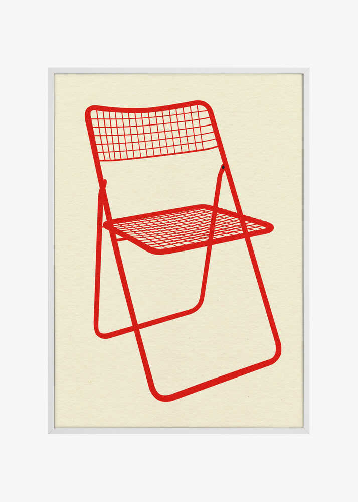 Ted Net Chair Red