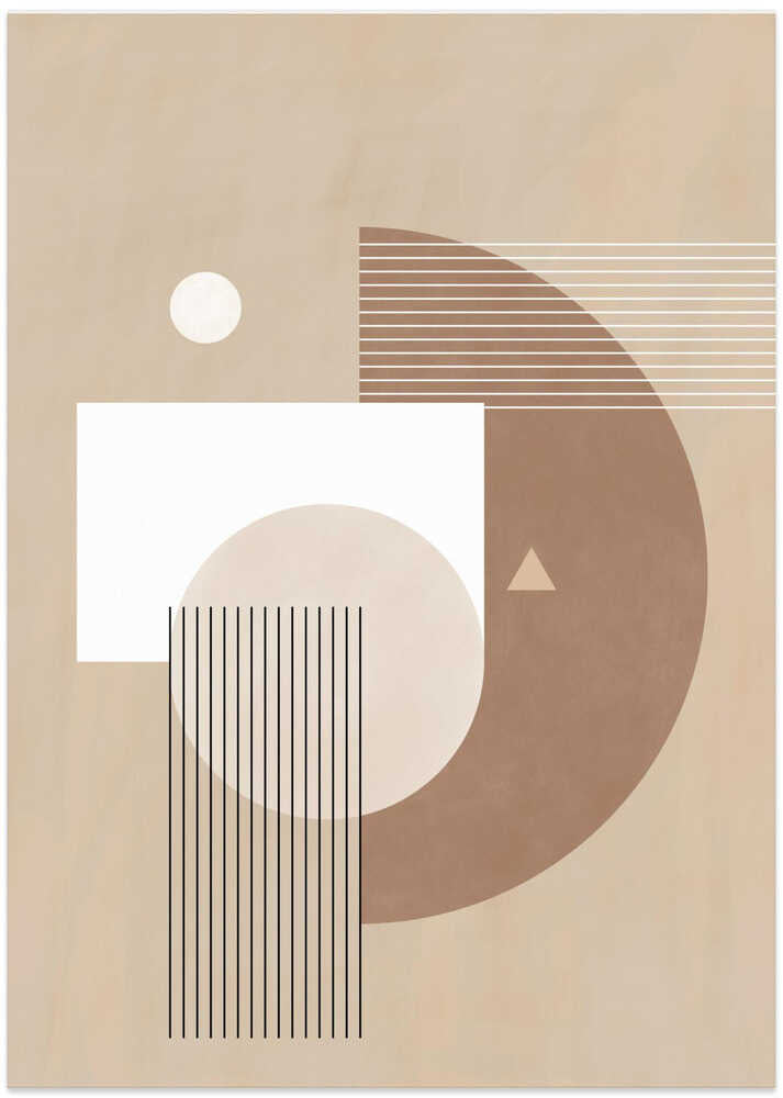 Neutral Semicircles Poster