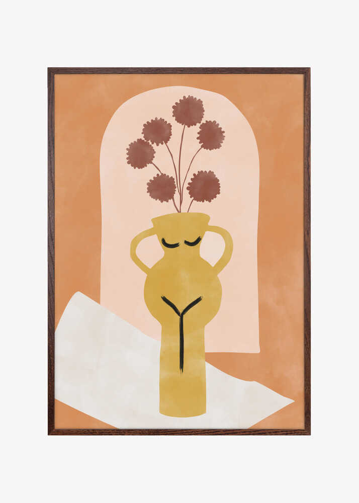 Stylized Vase Resembling A Female Form