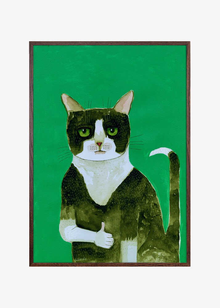 Tuxedo Cat Thumbs Up