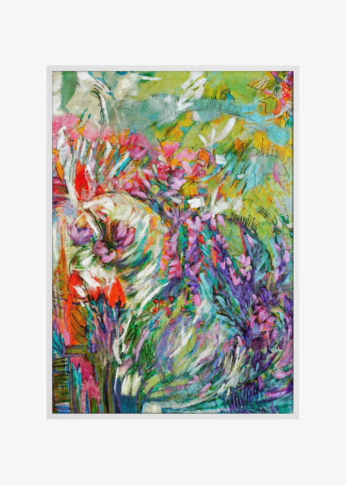 Pink Blossoms Abstract