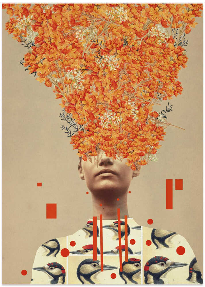 Bird Flight In Autumn