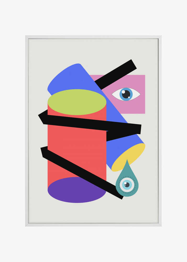 Geometrical Cylinder In Tears