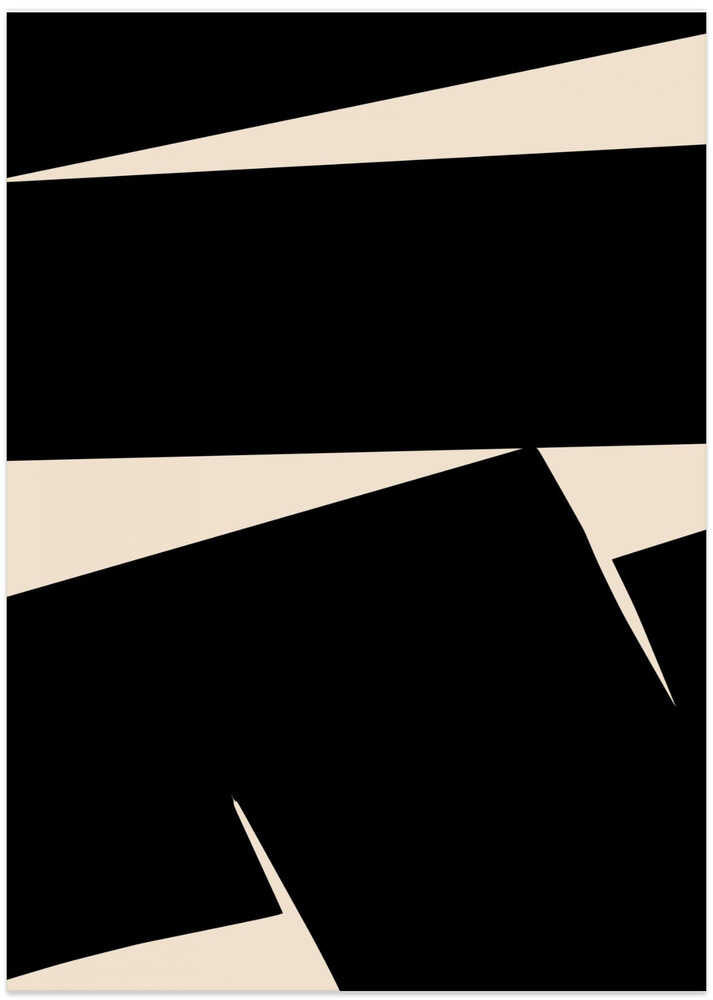 Black Plain Abstract