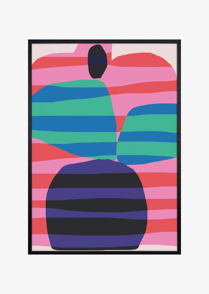 Abstract Stripe Minimal Collage 2