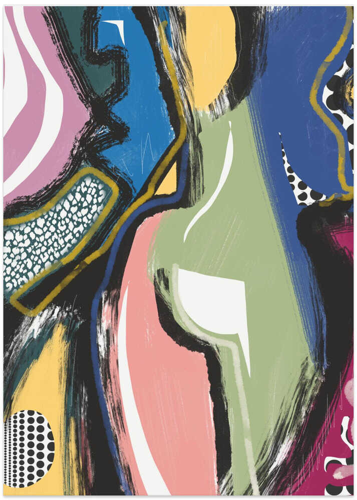 Colorful Abstract Bum