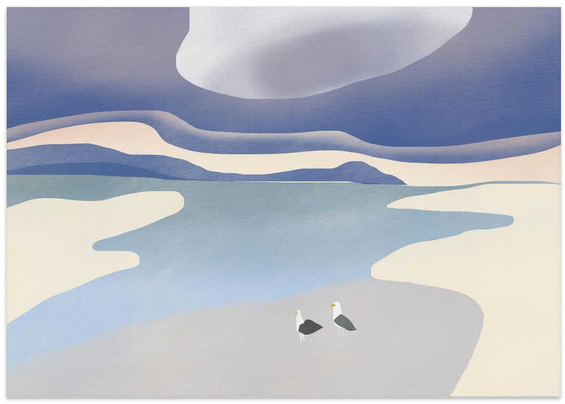 Minimalistic Seascape Painting