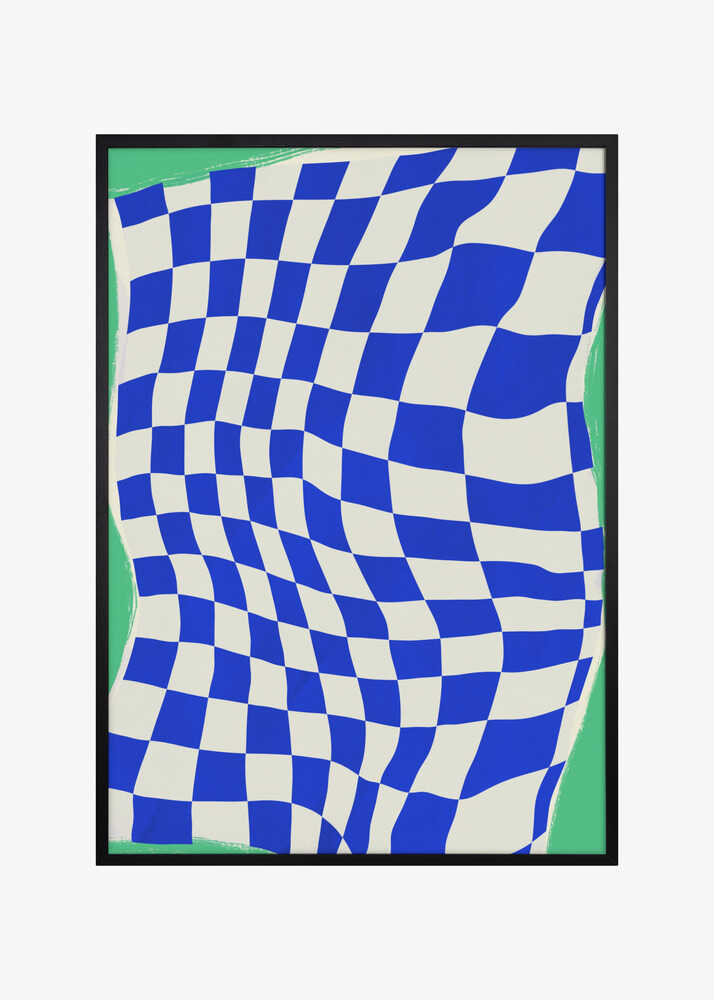 Blue Checker Pattern