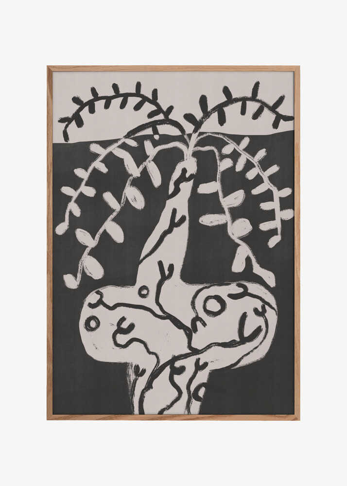 Rustic Pot Plant On the Table