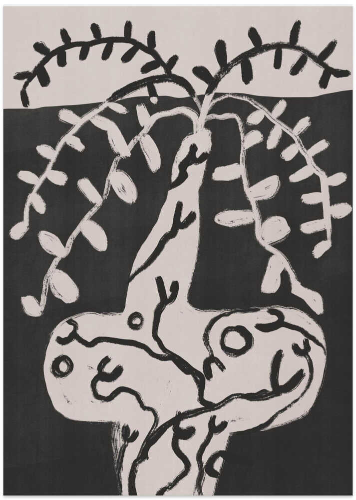 Rustic Pot Plant On the Table