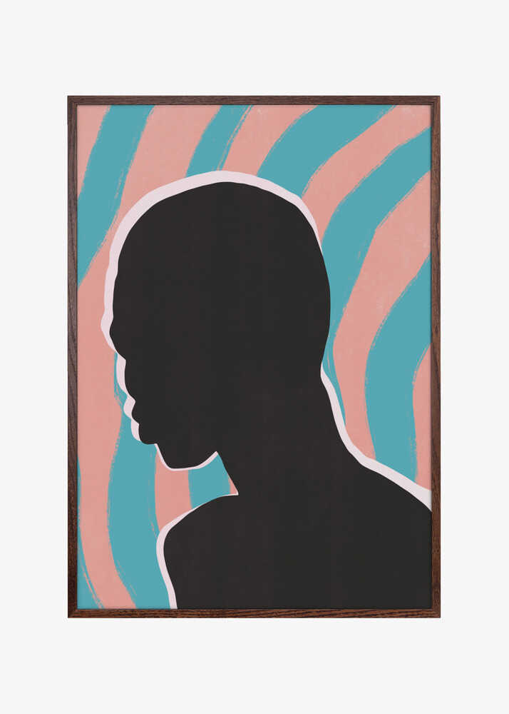 Anonymous Portrait In Neon Lights