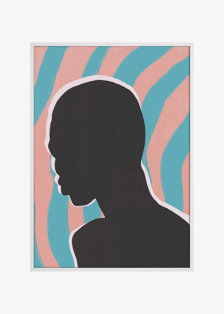 Anonymous Portrait In Neon Lights