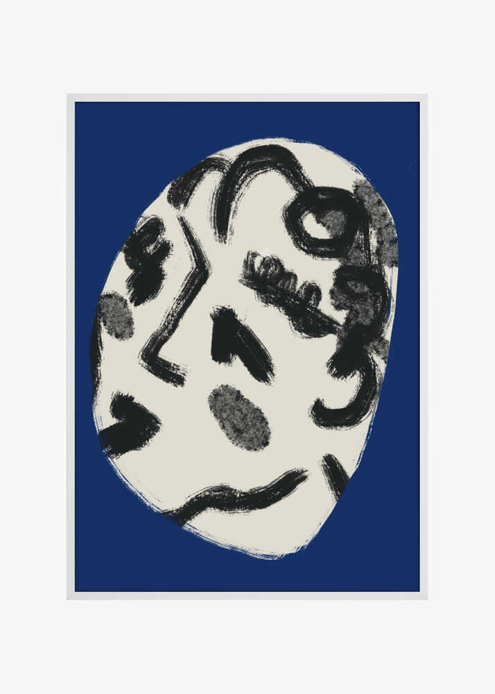 Lady Portrait In Blue